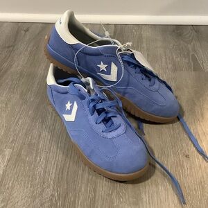 Converse all star blue suede sneakers